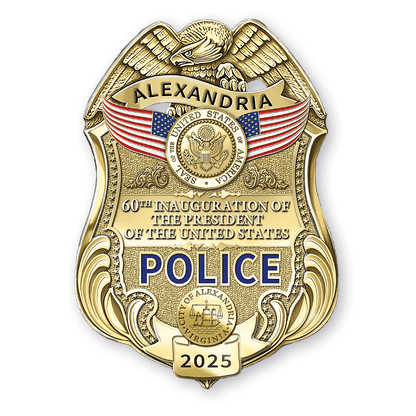 Alexandria Police Department 2025 Inaugural Badge Set