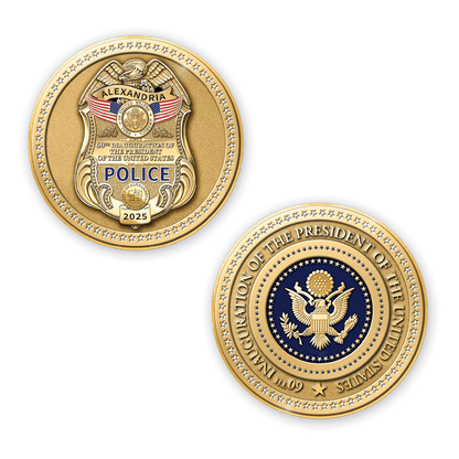 Alexandria Police Department 2025 Inaugural Badge Set